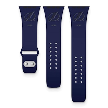 Gametime NHL St. Louis Blues Debossed Silicone Apple Watch Band (38/40mm
M/L). Watch not included.