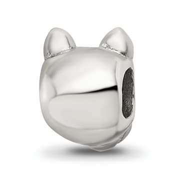 Sterling Silver Pig Bead