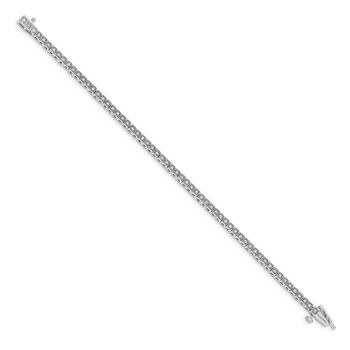 Rhodium Over 14k White Gold Diamond Bracelet