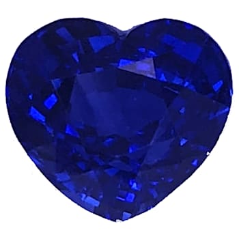 Sapphire Loose Gemstone 8.4x7.6mm Heart Shape 3.05ct
