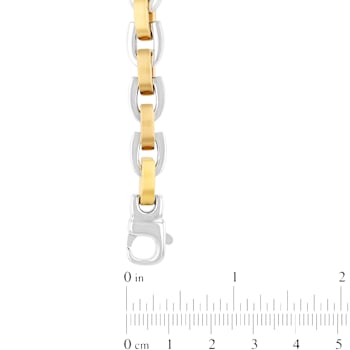 Robert Alton Men's Two-Tone Horseshoe Link 10mm Bracelet In Two-Tone
Stainless Steel