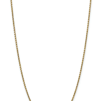 14k Yellow Gold 2.25mm Diamond-Cut Rope 24 Inch Chain