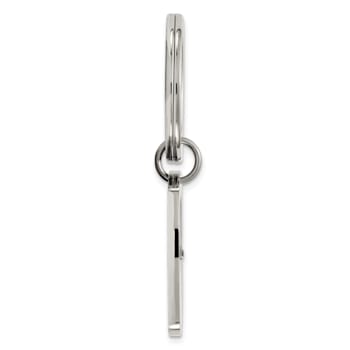 White Cubic Zirconia And Black Enamel Stainless Steel Boxed Set