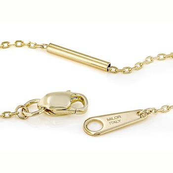 Gold Bar Station Bracelet In 10K Gold