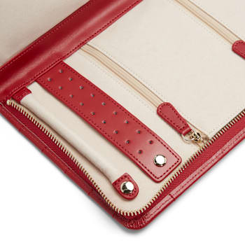 Caroline Large Red Jewelry Portfolio