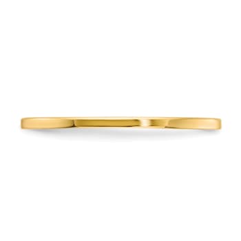 14K Yellow Gold 1.2mm Flat Stackable Expressions Band