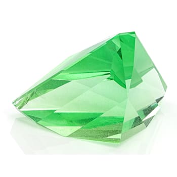 Green Fluorite 25mm Triangle 37.55ct