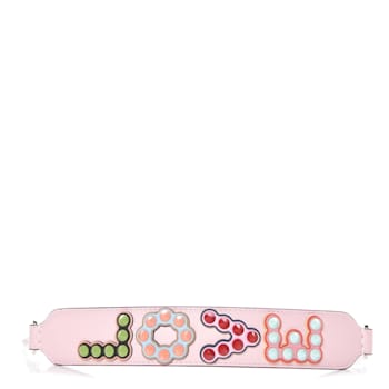 Fendi Mini Handbag Strap You Pink Peonia Multicolor "LOVE"
Studded Leather