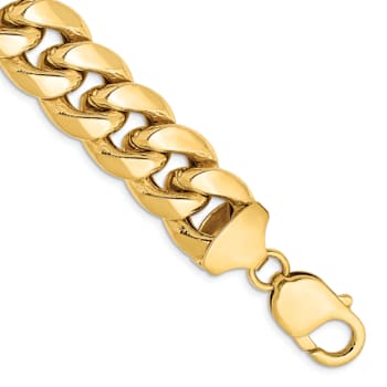 10k Yellow Gold 13.2mm Miami Cuban Link Bracelet