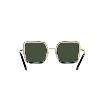 Valentino Garavani Green Studded Titanium Sunglasses