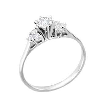 0.50ctw Diamond Engagement Ring in 14k White Gold