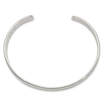 Sterling Silver 9.75mm Cuff Bracelet