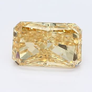 1.19ct Deep Yellow Radiant Cut Lab-Grown Diamond SI1 Clarity IGI Certified
