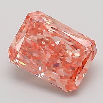 1.34ct Vivid Pink Radiant Cut Lab-Grown Diamond VVS2 Clarity IGI Certified