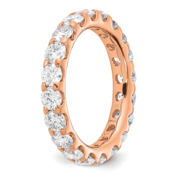14K Rose Gold Lab Grown Diamond SI+, H+, Eternity Band