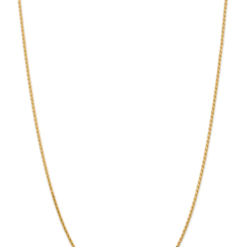 14k Yellow Gold 1.9mm Solid Diamond-Cut Parisian Wheat 16 Inch Chain