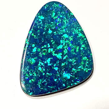 Opal on Ironstone 22x20mm Free-Form Doublet 16.70ct