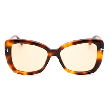 Tom Ford Shiny Blonde Havana Frame / Photochromic Peach Lenses Sunglasses