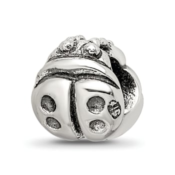 Sterling Silver Ladybug Bead