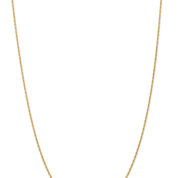 14k Yellow Gold 1.3mm Heavy-Baby Rope Chain 22 Inches