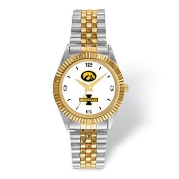 LogoArt University of Iowa Pro Two-tone Gents Watch