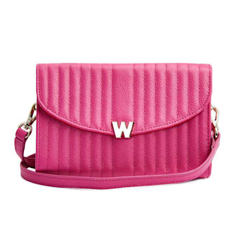 Mimi Pink Crossbody Bag with Wristlet