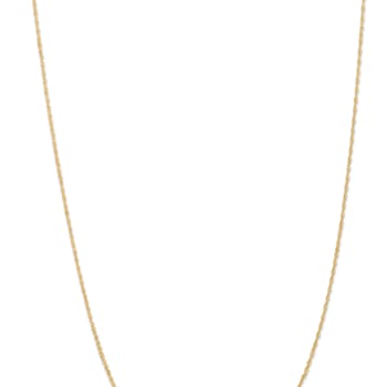 18K Yellow Gold 1.1mm Solid Singapore 18 Inch Chain