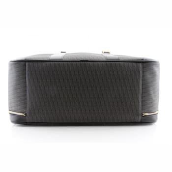 Saint Laurent Monogram Large Luggage Case Bag Dark Brown Coated Canvas