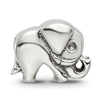 Sterling Silver Elephant Bead