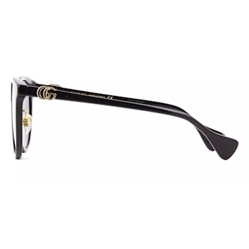 Gucci Black Frame / Gray Lens Sunglasses