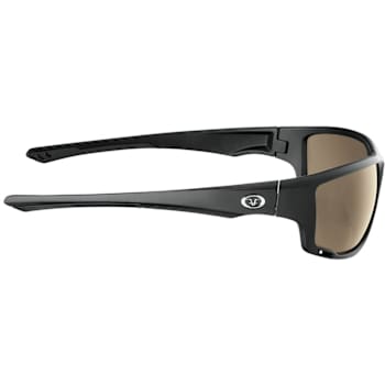 Flying Fisherman Solstice Polarized Sunglasses Matte Black Frame/Amber Lens