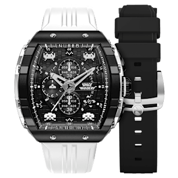 Nubeo Magellan Chronograph Space Invaders White Stainless Steel Band
Limited Edition Watch