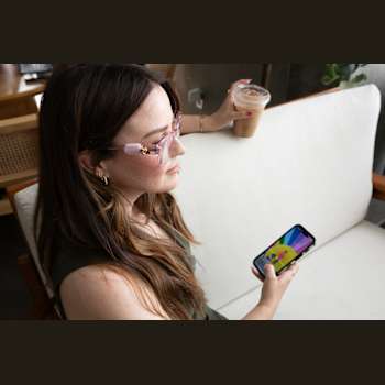 Altachè 14K Yellow Gold Over Stainless Steel Knot Eyewear Charm