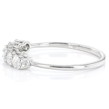 White Diamond Platinum 6-Stone Band Ring 0.45ctw