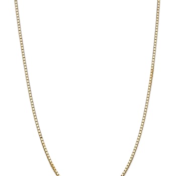 14k Yellow Gold 2.5mm Box Chain 18"