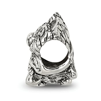 Sterling Silver Dog Bead