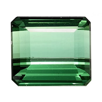 Green Tourmaline 10.3x9.4mm Emerald Cut 5.64ct