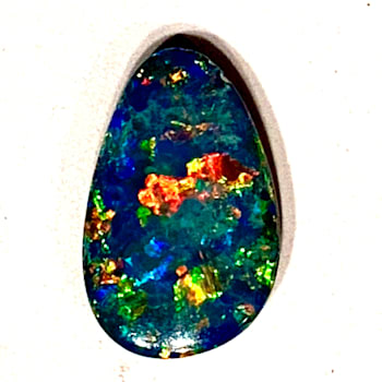 Opal on Ironstone 13x8mm Free-Form Doublet 2.65ct