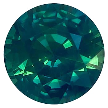 Green Sapphire Loose Gemstone Unheated 11.8mm Round 10.08ct