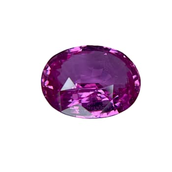 Pink Sapphire Loose Gemstone 11.4x9.1mm Oval 4.6ct