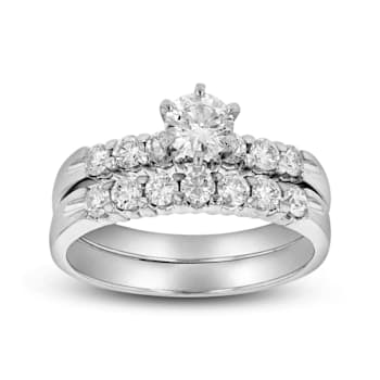 1.00ctw Diamond Engagement Ring in 14k White Gold