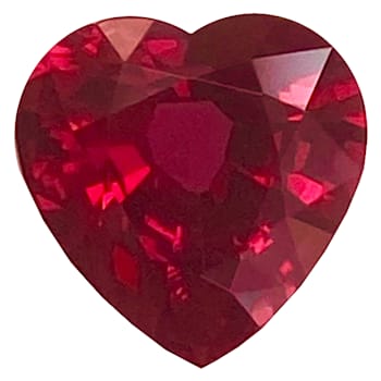Ruby 7.2x7.1mm Heart Shape 1.54ct