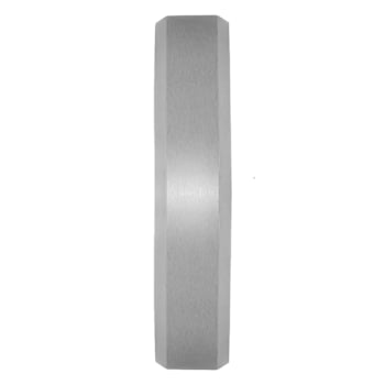 Robert Alton Men's Gray Ion Plated 6mm Band Ring In Tungsten