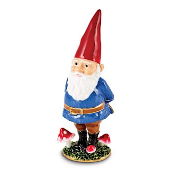 NIMBLE Gnome with Mushrooms Trinket Box