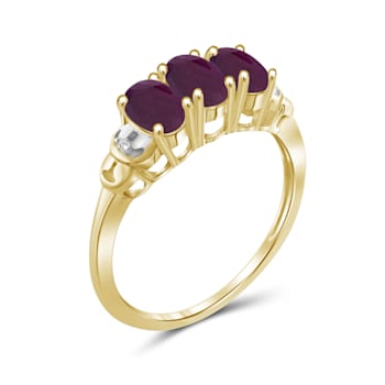 Red Ruby 14K Gold Over Sterling Silver Ring 1.80ctw