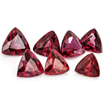 Anthill Garnet 2.5-3.8mm Trillion Set of 7 1.00ctw