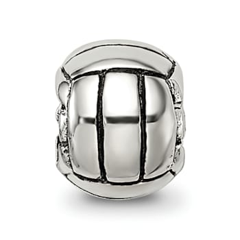 Sterling Silver Volleyball Bead