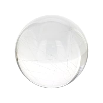 Rutilated Quartz 1.75 - 2 Inch 113 Gram Sphere. Inclusions Vary