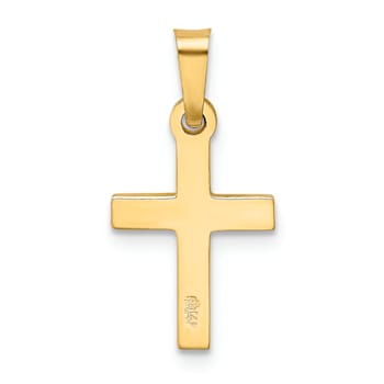 14k Yellow Gold Cross Pendant