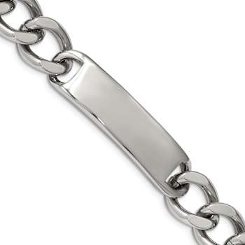 Stainless Steel Polished 8.75 Inch ID Bracelet